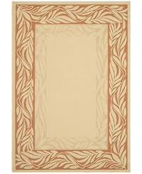 Safavieh Courtyard CY1551 Natural and Terra 5'3" x 7'7" Outdoor Area Rug