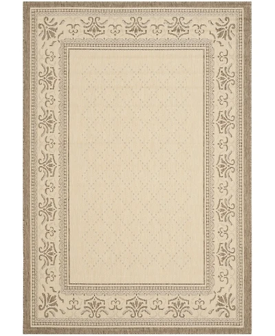 Safavieh Courtyard CY0901 Natural and Brown 8' x 11' Outdoor Area Rug