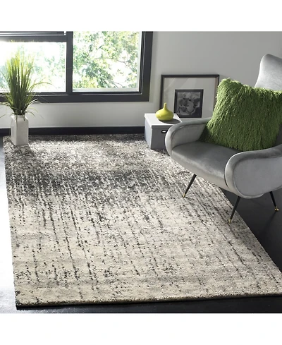 Safavieh Retro RET2770 Black and Gray 8' x 10' Area Rug