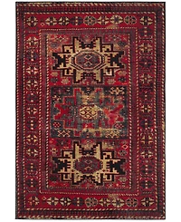 Safavieh Vintage Hamadan VTH213 Red and Multi 5'3" x 7'6" Area Rug