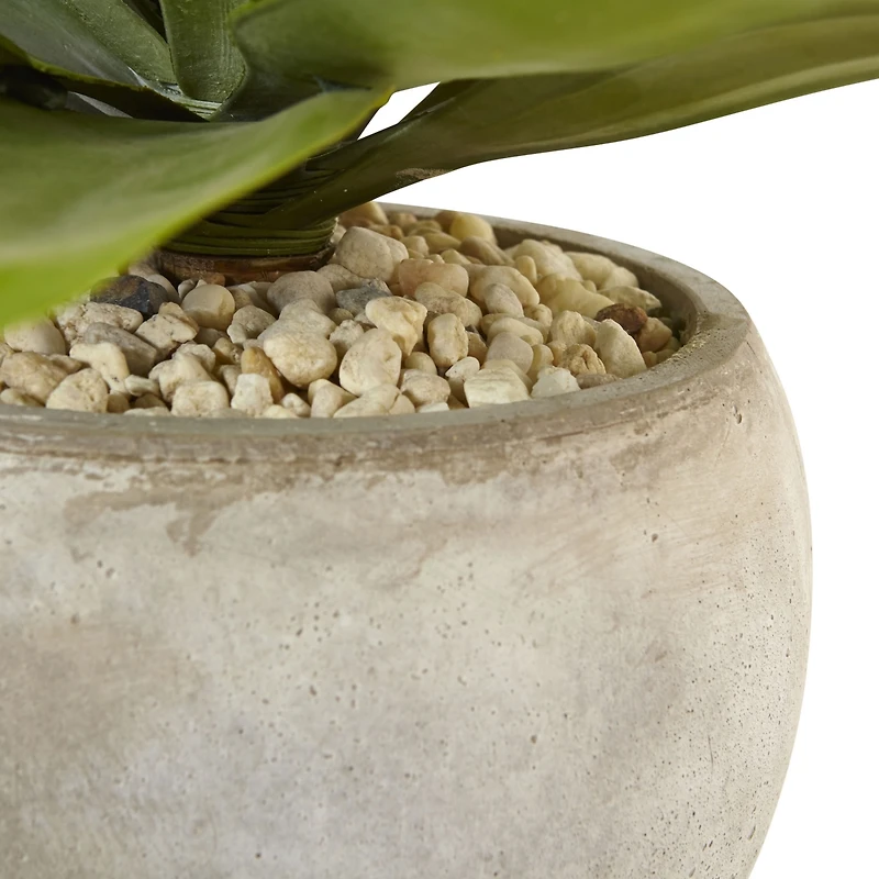 Nearly Natural 24" Agave Artificial Plant in Sand Colored Bowl