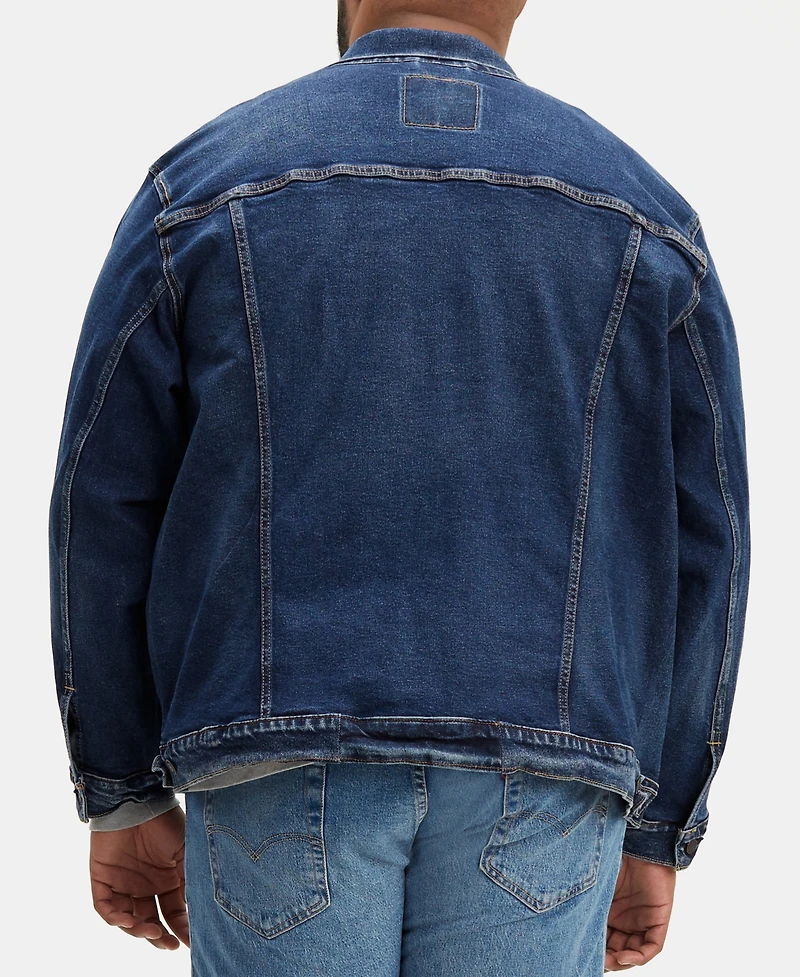 Levi's Men's Big & Tall Stretch Denim Trucker Jacket