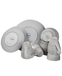 Elama Malibu Sands 16 Pc. Dinnerware Set, Service for 4