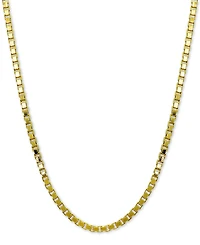 Giani Bernini Box Link 20" Chain Necklace in 18k Gold-Plated Sterling Silver, Created for Macy's