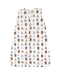 Luvable Friends Baby Boys Unisex Sleeveless Jersey Cotton Sleep Sack & Multi-Use Blanket