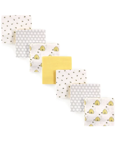 Hudson Baby Unisex 7-Piece Soft Flannel Wrap Collection