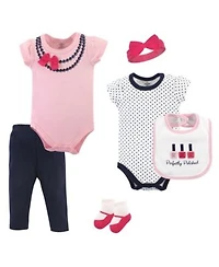 Little Treasure Baby Girls Treasure Layette Multi Piece Layette Set