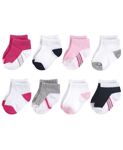 Hudson Baby Baby Girls Hudson 8Pk No Show Socks