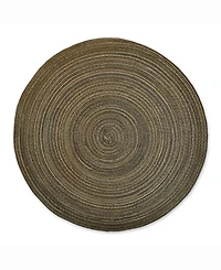 Design Imports Variegated Round Polypropylene Woven Placemat
