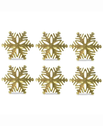 Snowflake Napkin Ring, Set of 6