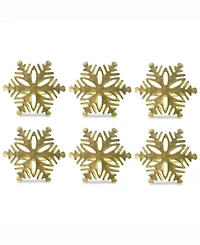 Snowflake Napkin Ring, Set of 6