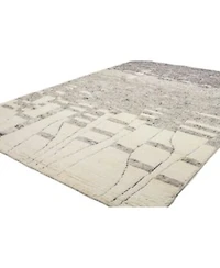 Bashian Natural Wool Nat 20 Ivory Gray Area Rug