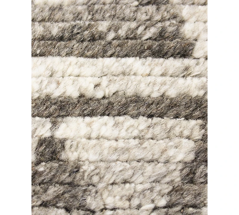 Bashian Natural Wool Nat-21 Gray 5' x 7'6" Area Rug