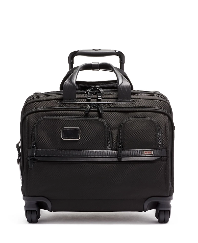 Tumi Alpha 3 Deluxe 4 Wheeled Laptop Case Brief
