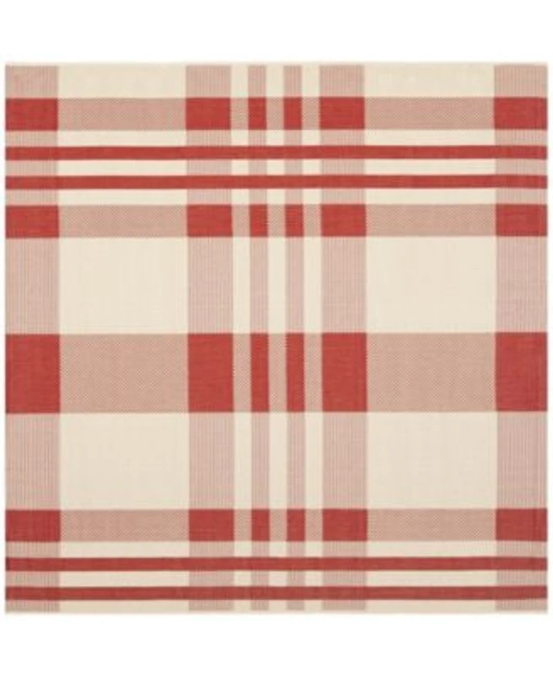 Safavieh Courtyard Cy6201 Red Bone Sisal Weave Area Rug Collection