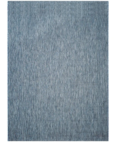 Safavieh Courtyard CY8521 Navy and Gray 8' x 11' Sisal Weave Outdoor Area Rug