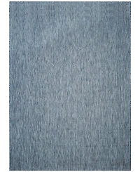 Safavieh Courtyard CY8521 Navy and Gray 8' x 11' Sisal Weave Outdoor Area Rug