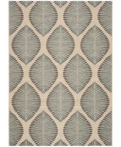 Safavieh Courtyard Beige Anthracite Outdoor Area Rug Collection