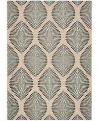 Safavieh Courtyard Beige Anthracite Outdoor Area Rug Collection