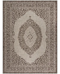 Safavieh Courtyard CY8751 Light Beige and Light Brown 8' x 11' Sisal Weave Outdoor Area Rug