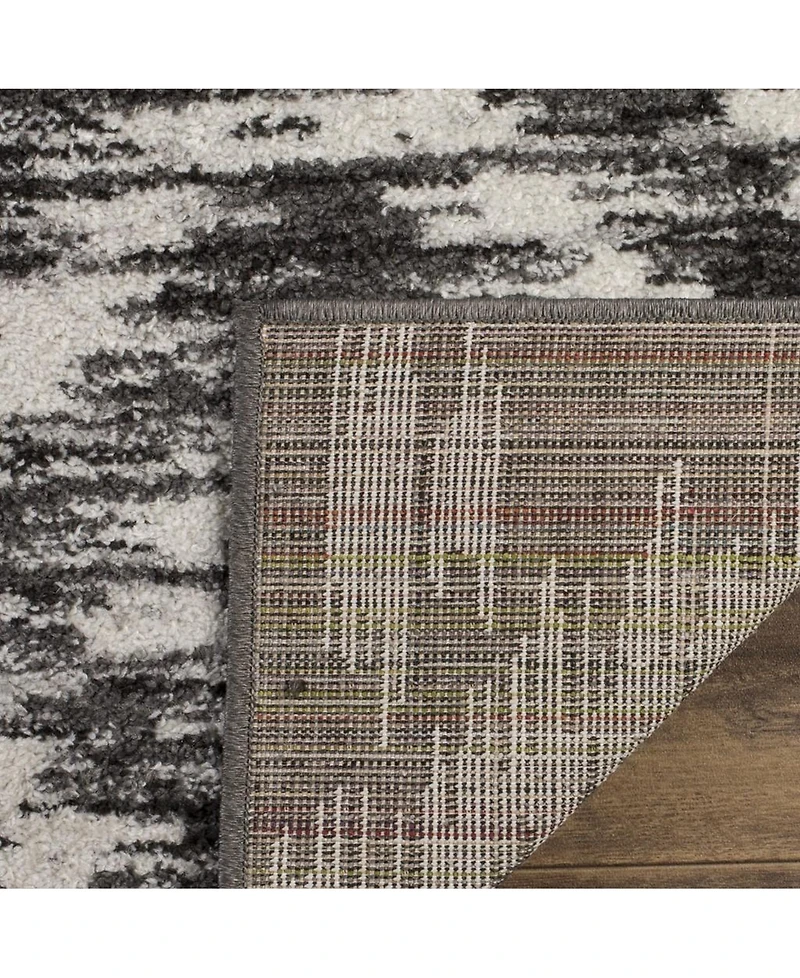 Safavieh Adirondack 118 Charcoal and Ivory 5'1" x 7'6" Area Rug
