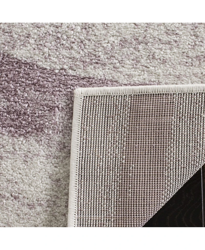 Safavieh Adirondack 125 Cream and Purple 5'1" x 7'6" Area Rug