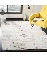 Safavieh Adirondack 206 Light Gray and Aqua 5'1" x 7'6" Area Rug