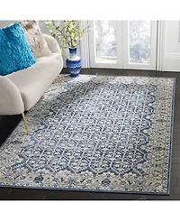 Safavieh Brentwood BNT869 Navy and Light Gray 5'3" x 7'6" Area Rug