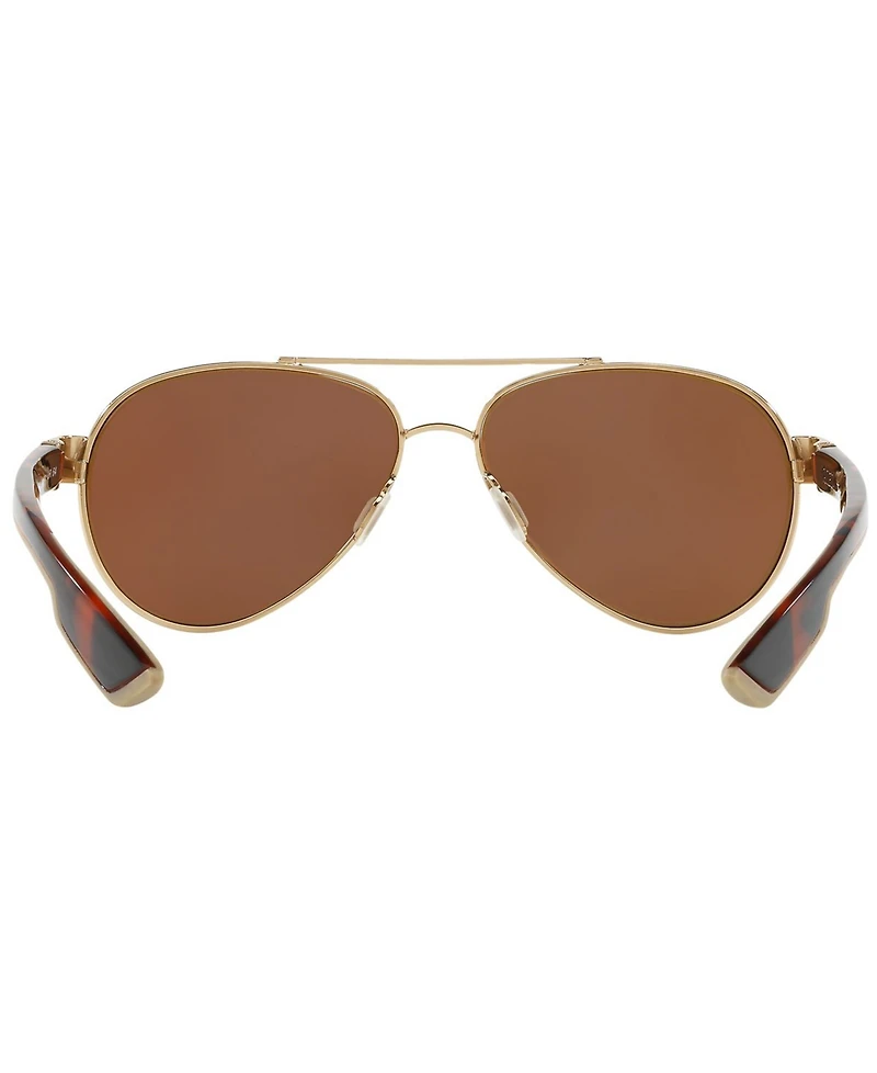 Costa Del Mar Women's Polarized Sunglasses, Cdm Loreto 57