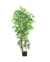 Nearly Natural 5' Curved Faux Silk Tree