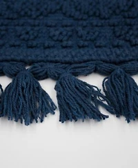 French Connection Nellore Fringe Cotton Bath Rug Collection