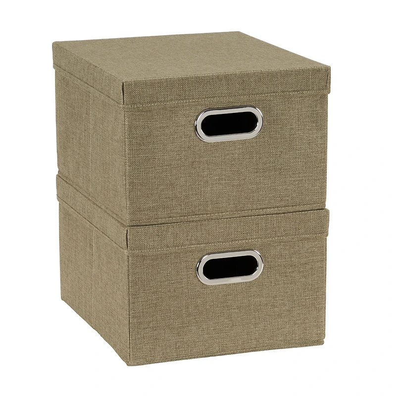 Household Essentials 2-Pc. Moss Storage Box Set