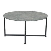 Household Essentials Slate Round End Table