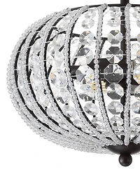 Jonathan Y Catalina Metal /Acrylic Led Semi-Flush Mount