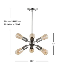 Jonathan Y Jobs Sputnik Metal Led Pendant