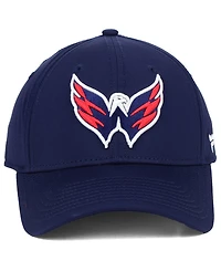 Authentic Nhl Headwear Washington Capitals Basic Flex Stretch Fitted Cap