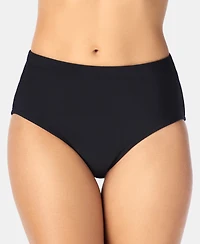 Swim Solutions Mid-Rise Bikini Bottoms