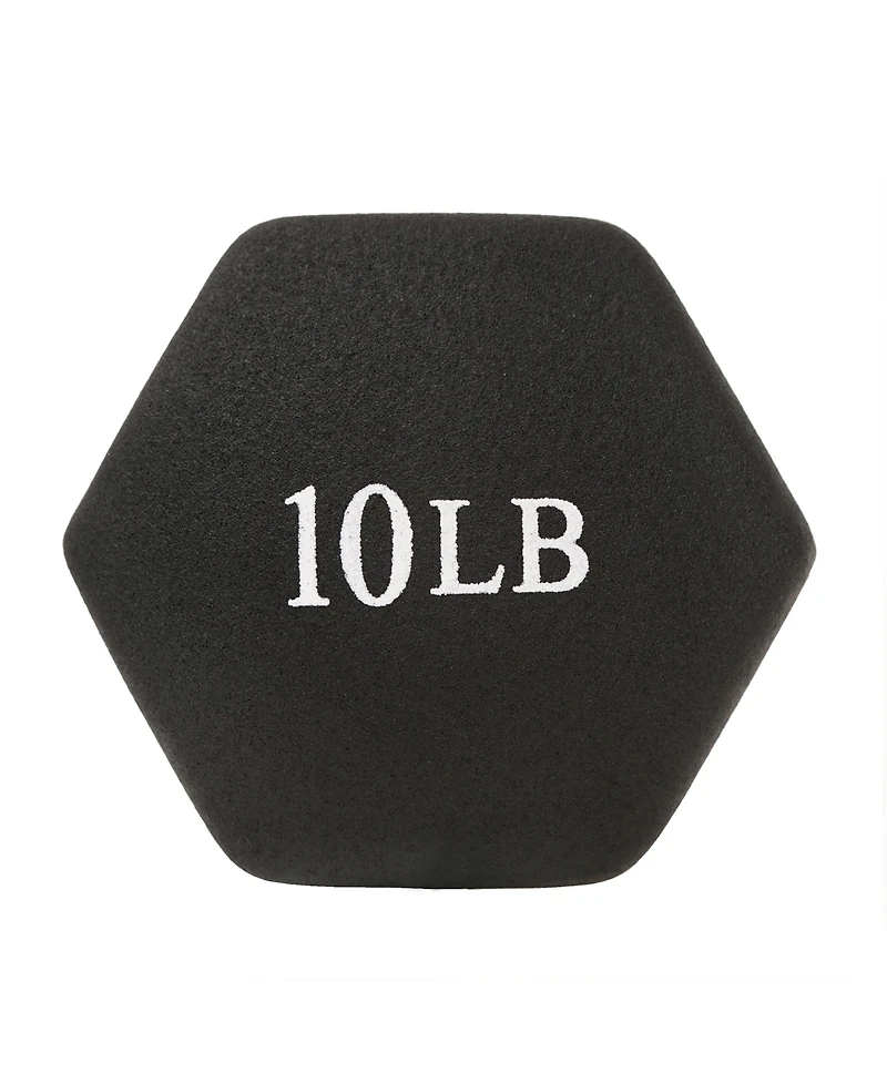 Sunny Health & Fitness Neoprene Dumbbell, 10LBs (Pair)