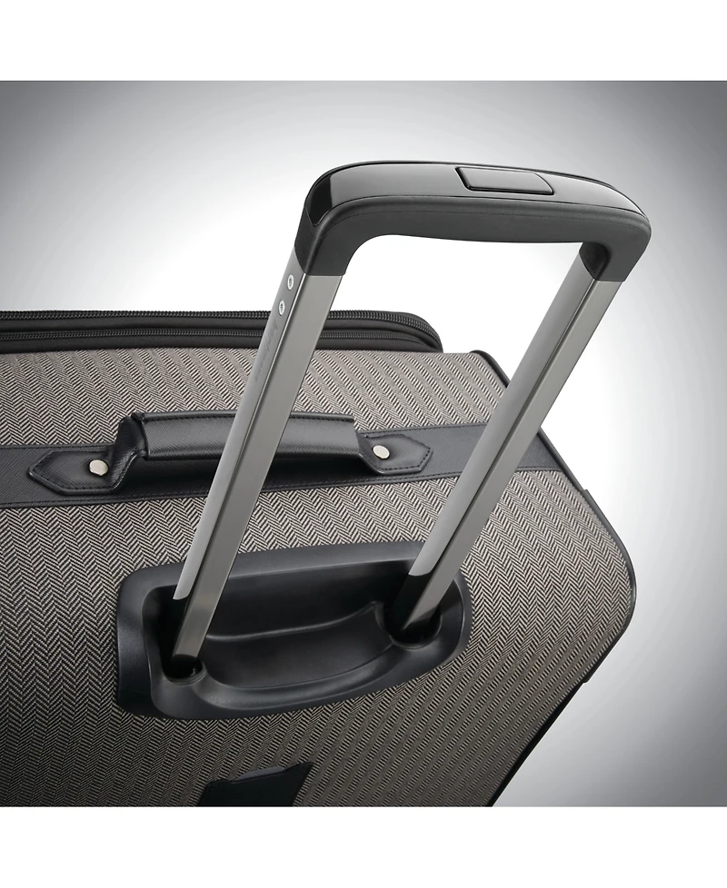 Hartmann Herringbone Dlx Domestic Carry-On Expandable Spinner Suitcase