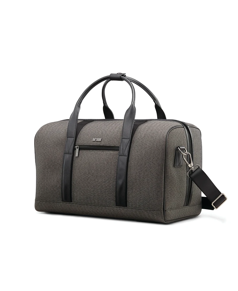 Hartmann Herringbone Dlx Weekender Duffel Bag