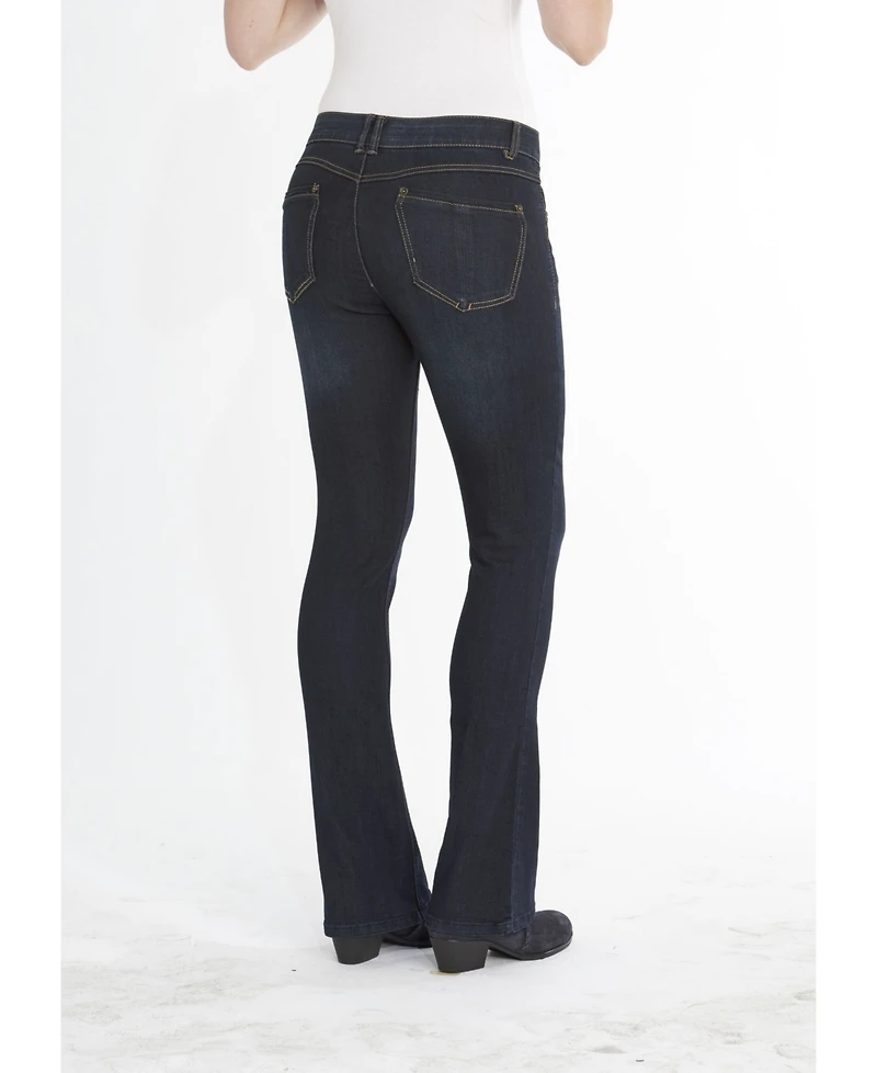 Democracy Women's "Ab" Solution Itty Bitty Bootcut Jeans