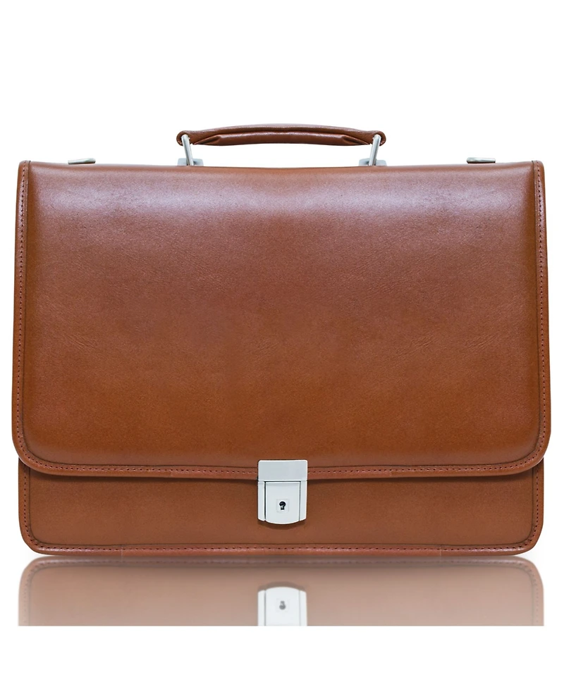 Mcklein Lexington Flapover Double Compartment Briefcase