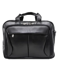 Mcklein Pearson Expandable Double Compartment Laptop Briefcase