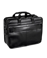 Mcklein Elston Checkpoint-Friendly Double Compartment Laptop Briefcase