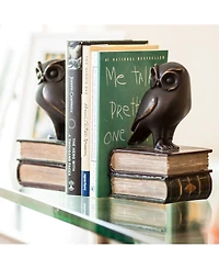 Danya B. Owl on Books Bookend Set