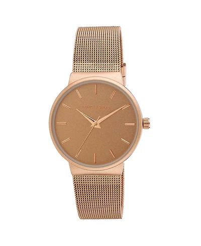 Laura Ashley Ladies' Rose Gold Minimalist Mesh Band Watch