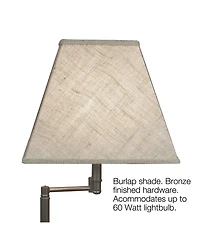 Leick Home Mission Lamp Table, Medium Oak Finish