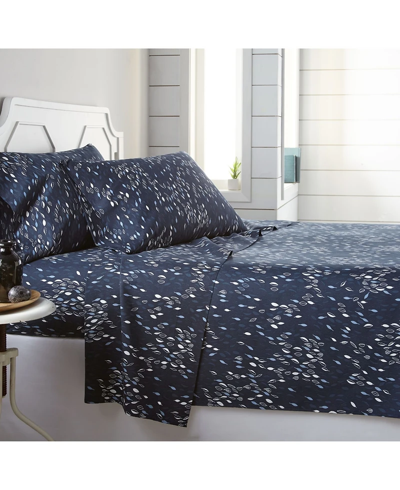 Southshore Fine Linens Botanical Garden 4-Pc. Printed Sheet Set