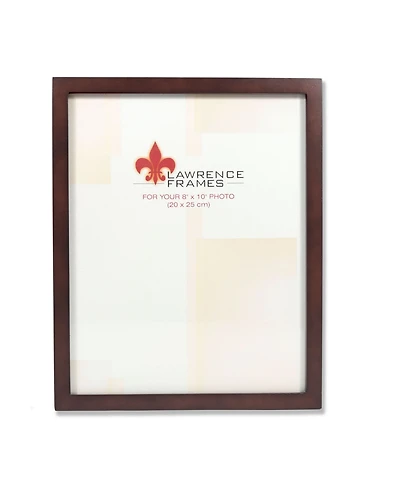 Lawrence Frames 755980 Espresso Wood Picture Frame - 8" x 10"