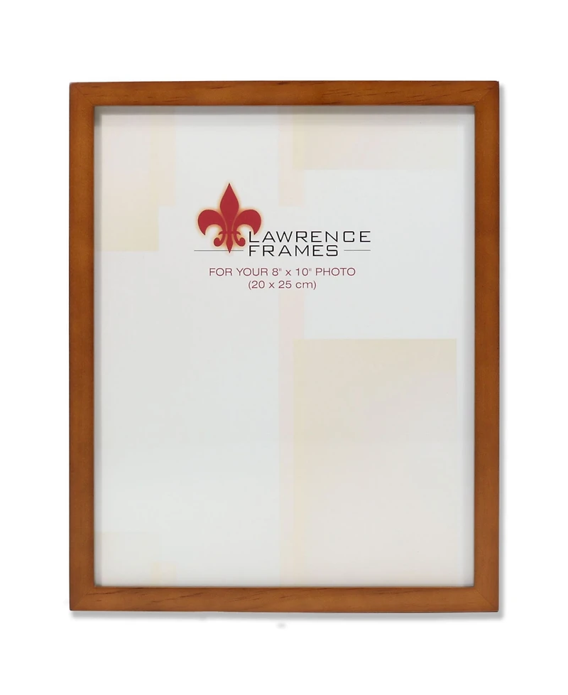 Lawrence Frames 766080 Nutmeg Wood Picture Frame - 8" x 10"